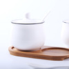 Scandinavian ceramics, set, kitchen, simple and elegant design, 3 piece set