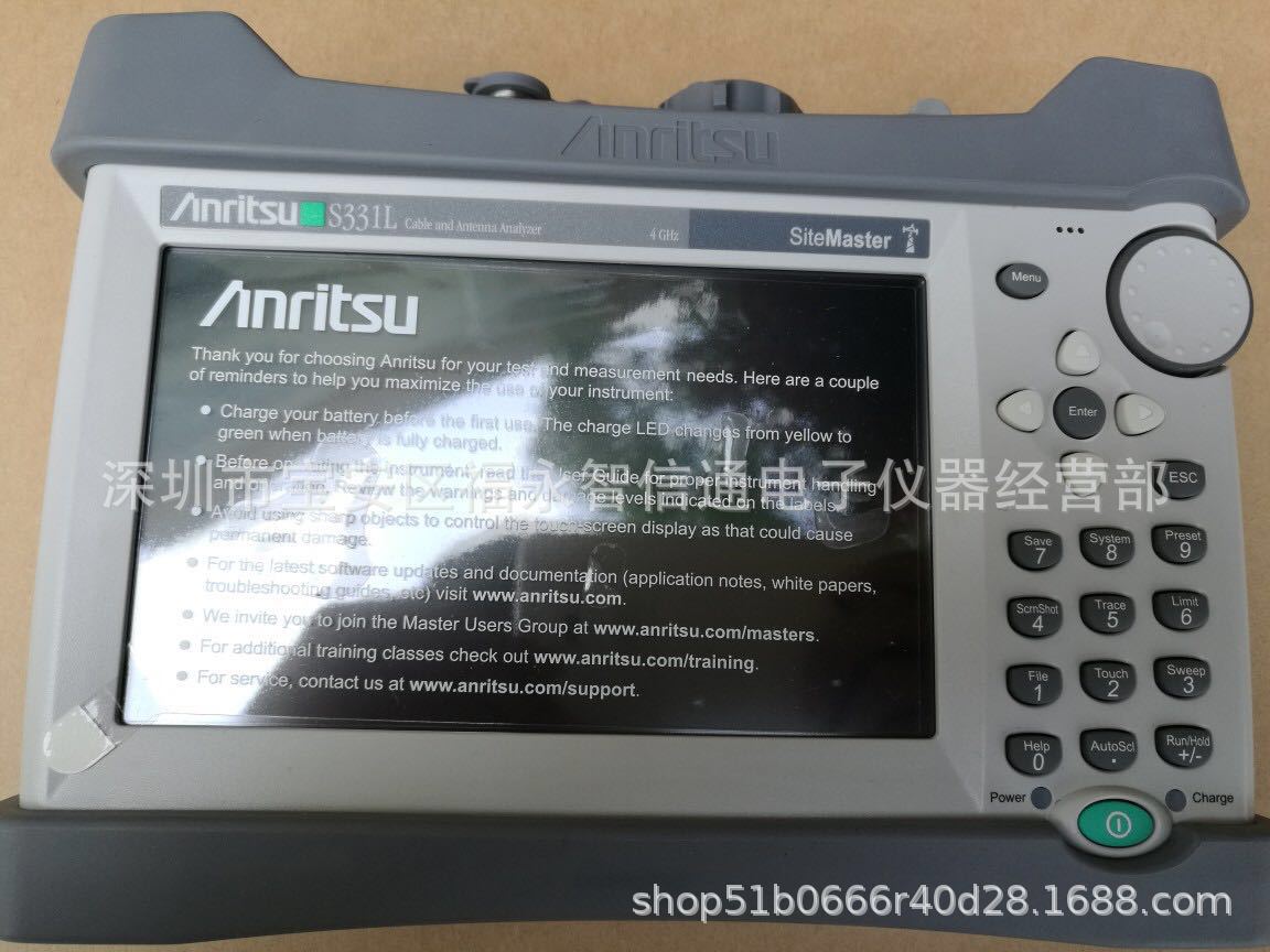 新到货九成新安立 Anritsu S331L天馈线测试仪 安立S331L驻波仪