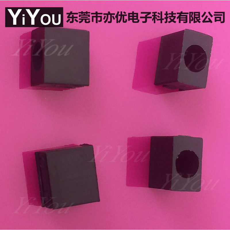 3MM发光二极管间隔柱F3 LED单孔塑料灯座 指示灯灯套黑色塑料胶套