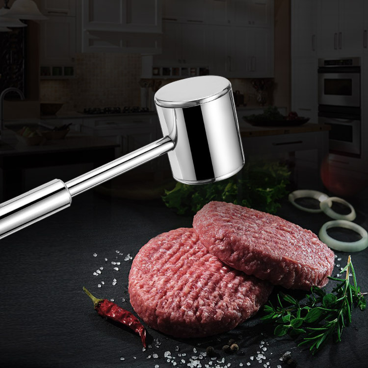 加厚304不锈钢打肉锤牛排锤猪排松肉锤打肉锤砸肉锤嫩肉锤