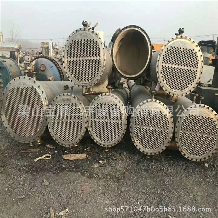 二手冷凝器不锈钢列式管冷凝器 石墨冷凝器强制循环挥发器 换热器