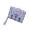 Cute short wallet, fresh universal folding shoulder bag with zipper, Korean style