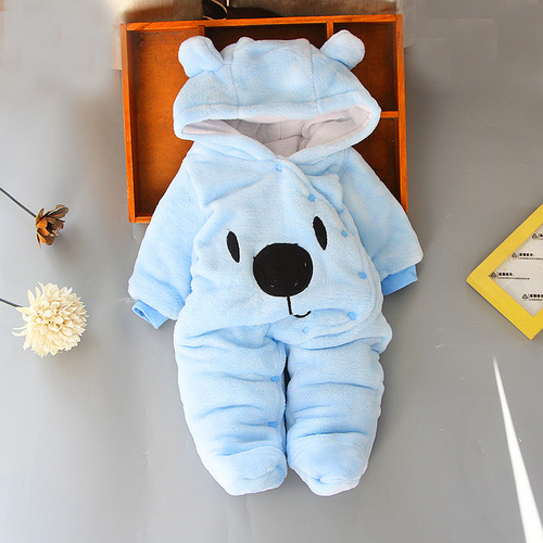 Baby onesies autumn and winter crawling clothes newborn clothes men and women baby winter clothes thickened spring and autumn outer wear Internet celebrity