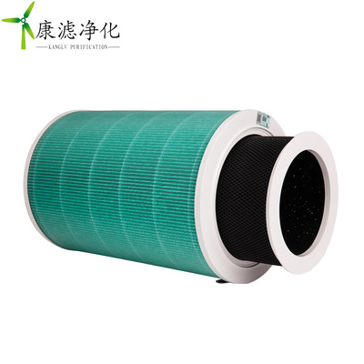 圆筒过滤网滤芯 滤桶HEPA高效 空气净化器新风机配件 可定制|ms