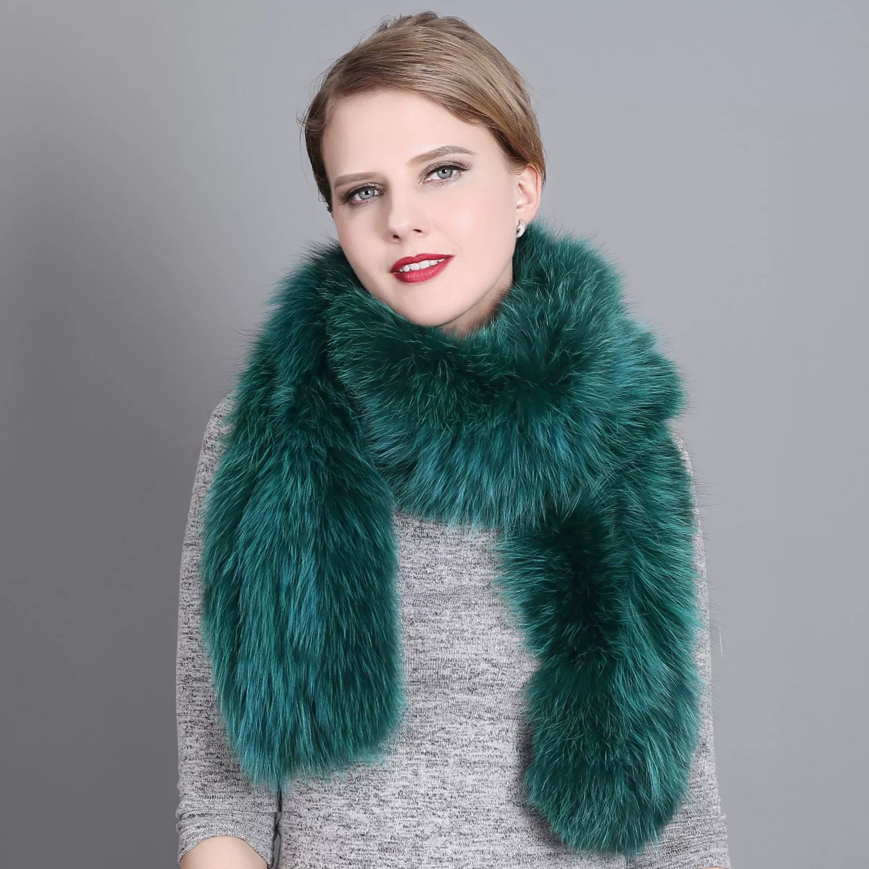 Winter universal keep warm woven scarf