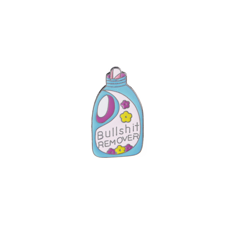 Fashion Home Laundry Liquid Bottle Detergent Dripping Brooch Set display picture 9