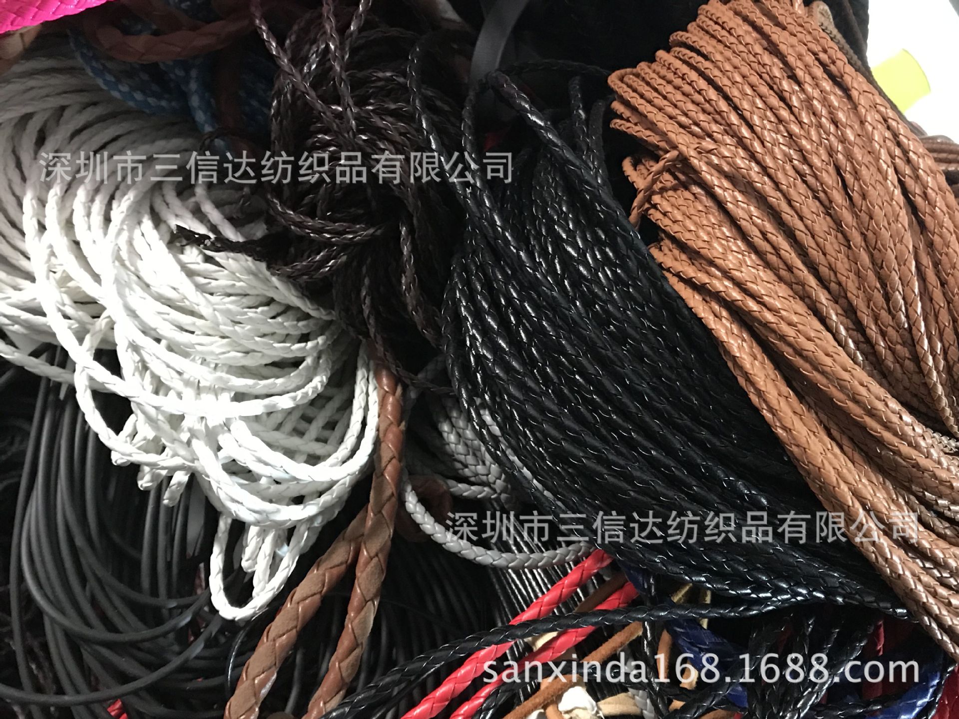 奶嘴扣皮绳麻花辫编皮绳扁皮绳双色编织皮绳6股编皮绳包心皮绳-阿里巴巴