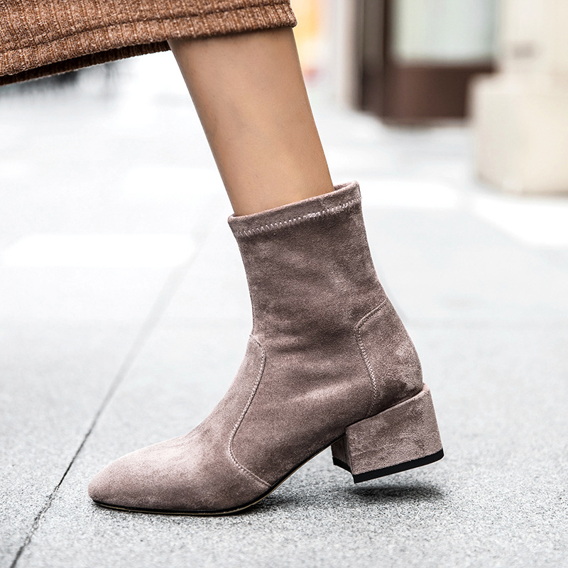 Bottes femme JING XIN en Daim - Ref 3354828 Image 3