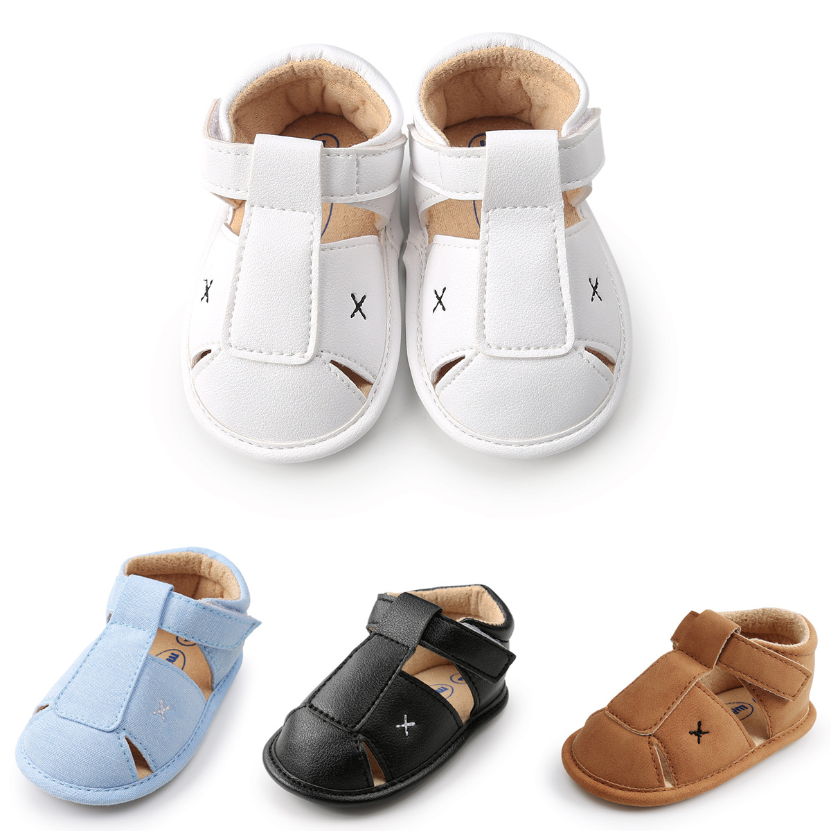 婴儿凉鞋宝宝鞋胶底学步鞋婴儿鞋m1812|ms