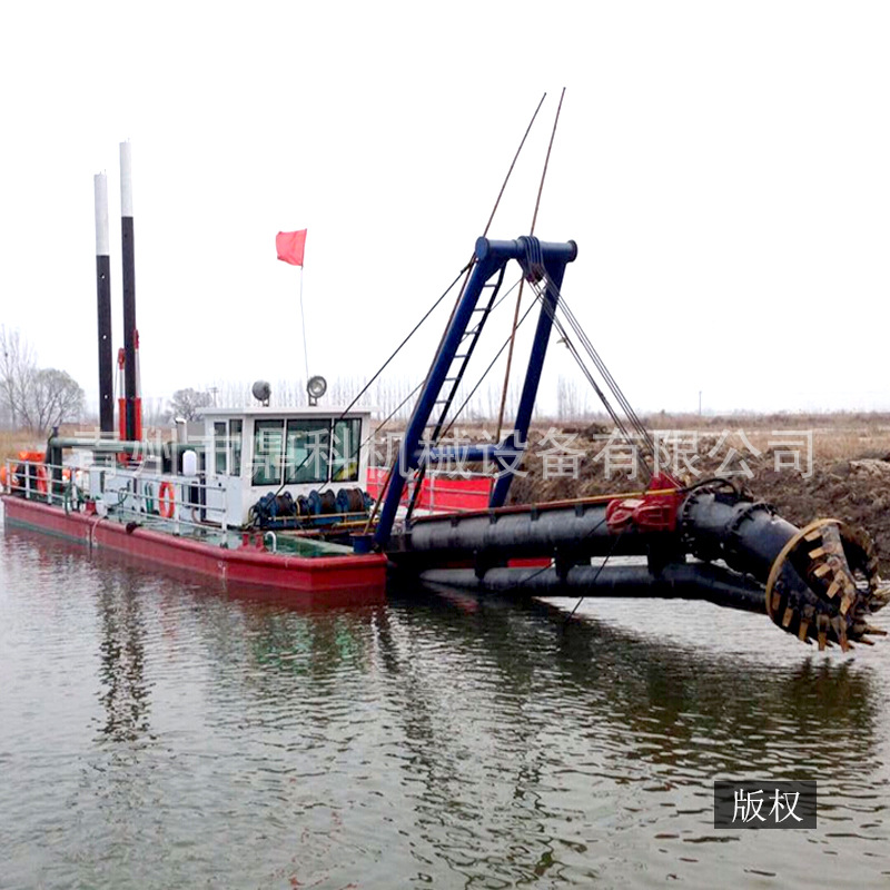河道加深加宽绞吸清淤挖泥船 湖泊清淤船价格 8寸小挖泥船产量高