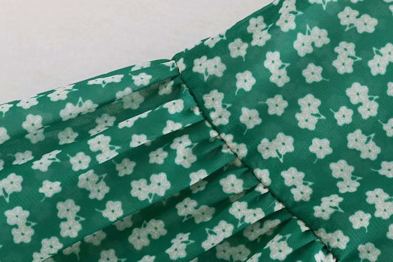 Chiffon Fashionskirt(Green-L) NHAM4378-Green-L