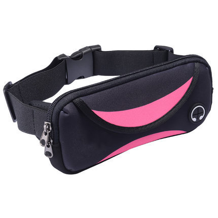 Factory direct sales running multi-function headphone hole mobile phone accessory bag sports waist bag arm bag waterproof theft invisible waist bag