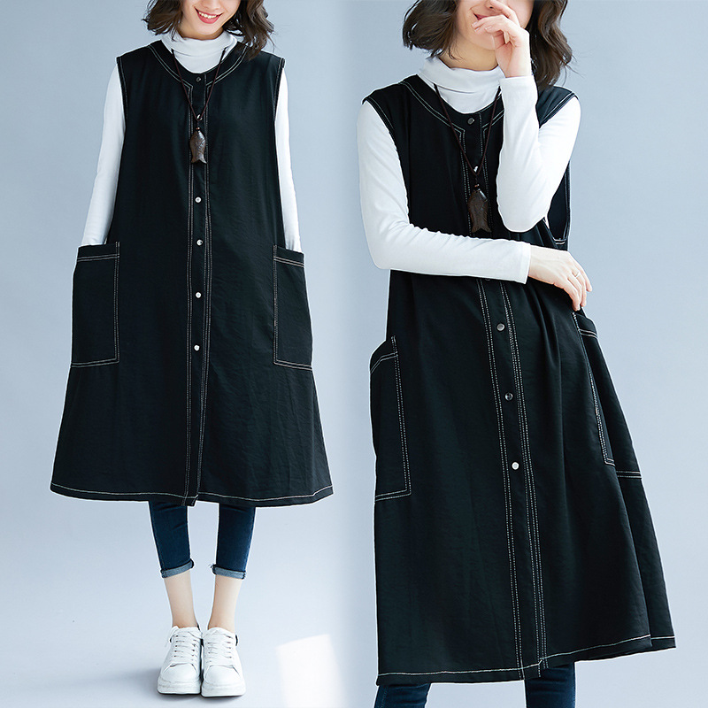 Gilet femme en Coton et lin - Ref 3317825 Image 1