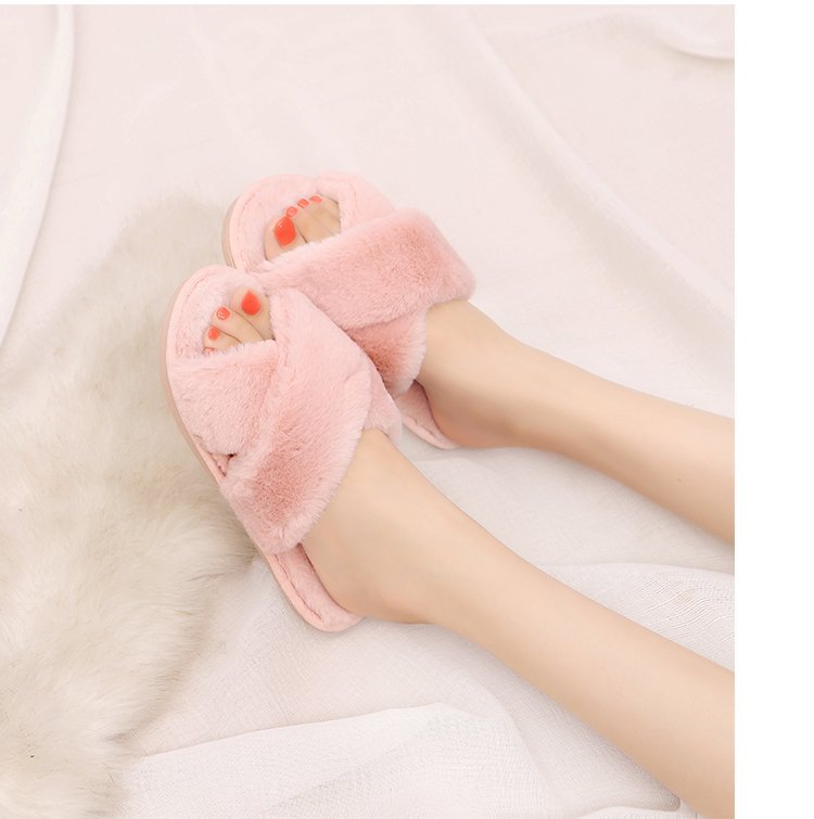 Home Furry Cotton Slippers NSKJX71190