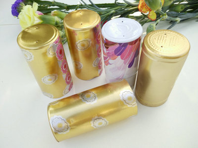 厂家推荐葡萄酒铝塑帽 瓶盖铝塑帽 萄酒热收缩膜