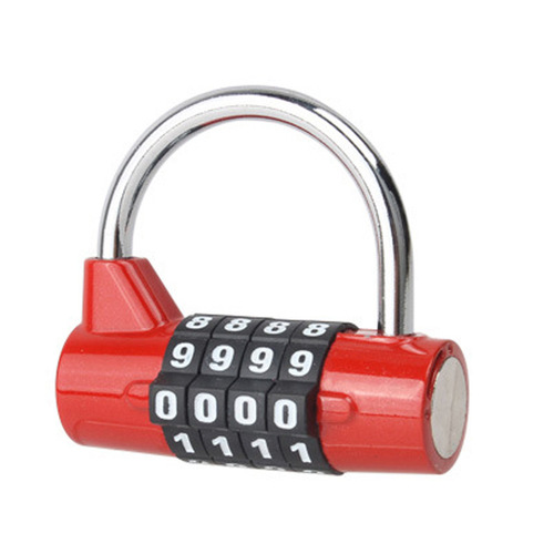 Gym lock password lock 4-digit password lock wardrobe door lock student dormitory tool small password padlock