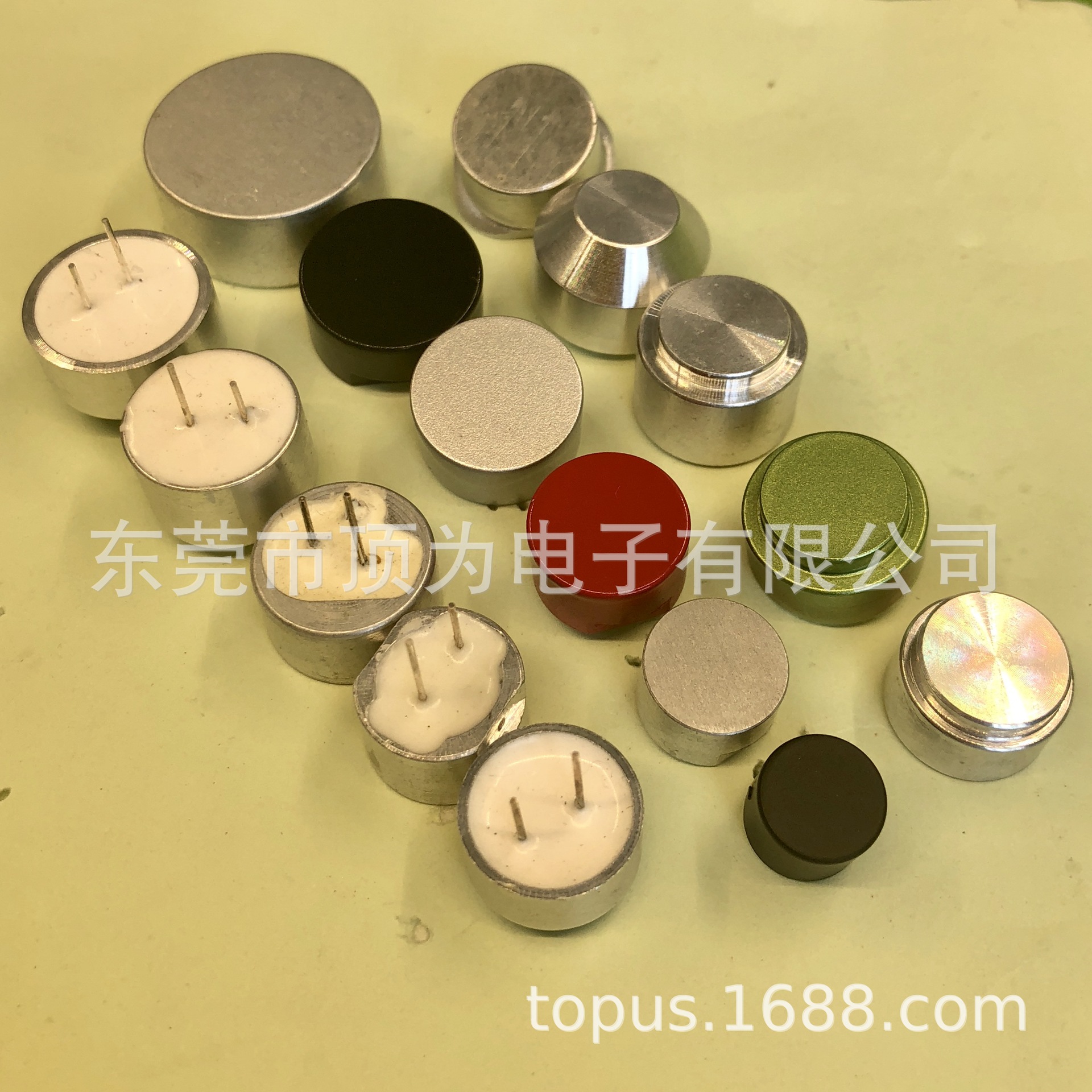 厂家优质密封型超声波传感器开放式探头倒车雷达探头探芯一件起订