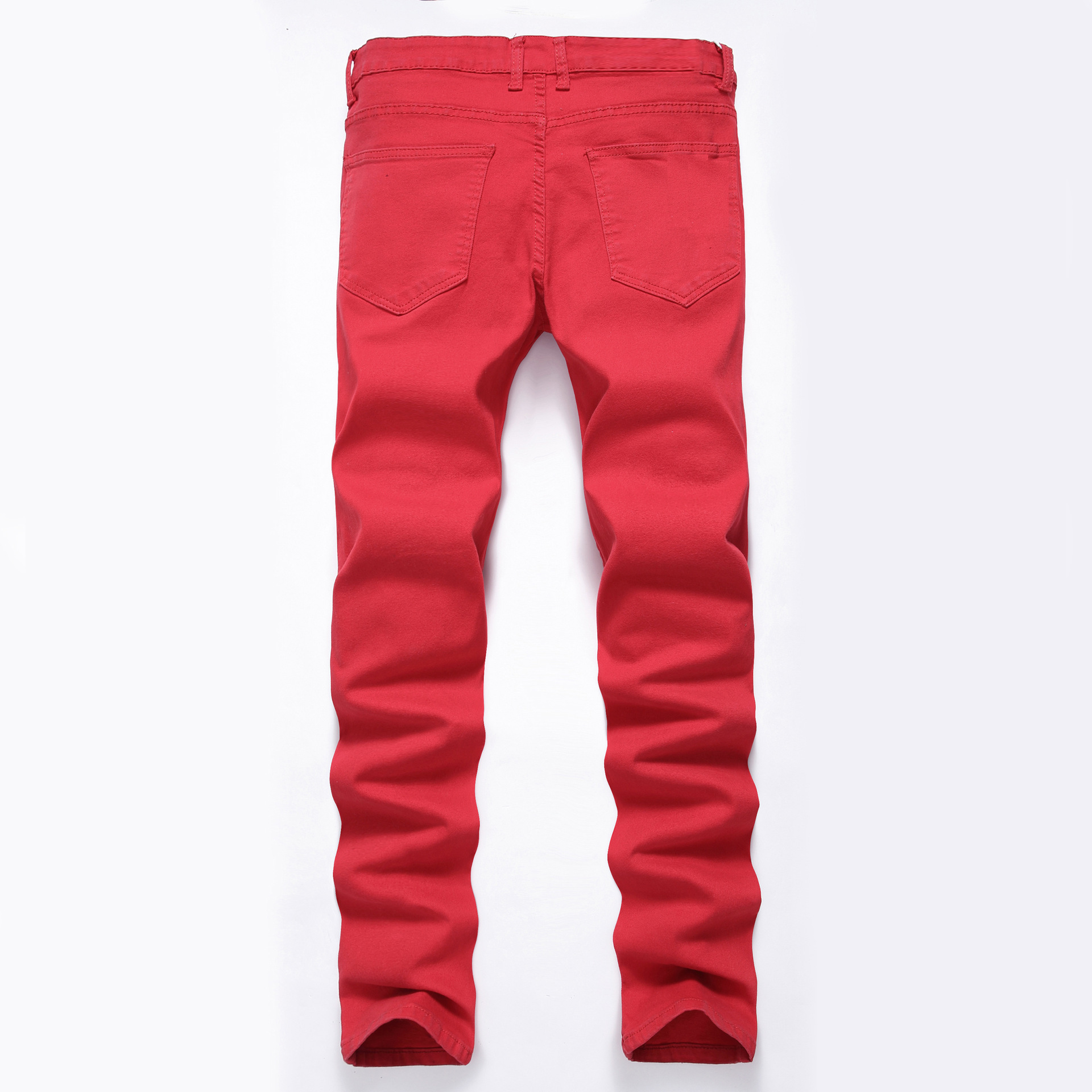 Men's Clothing ripped jeans men's Korean version high street personalized design _ipsvogv.com