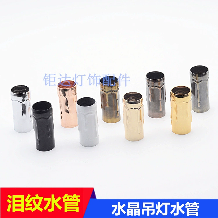Свеча с рисунком водопровода корпус из кованого железа хрустальная люстра держатель лампы ретро люстра прямая трубка освещение лампы аксессуары DIY