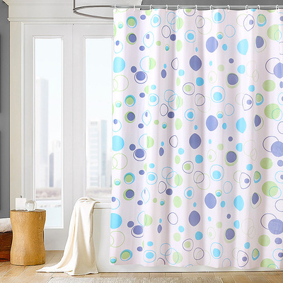 Shower Curtains PEVA waterproof Plastic Partition curtain Apartment TOILET Curtains Cross-border special direct deal