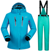 MUTUSNOW/牧途雪 大码加厚户外滑雪服女套装 防水透气 一件代发