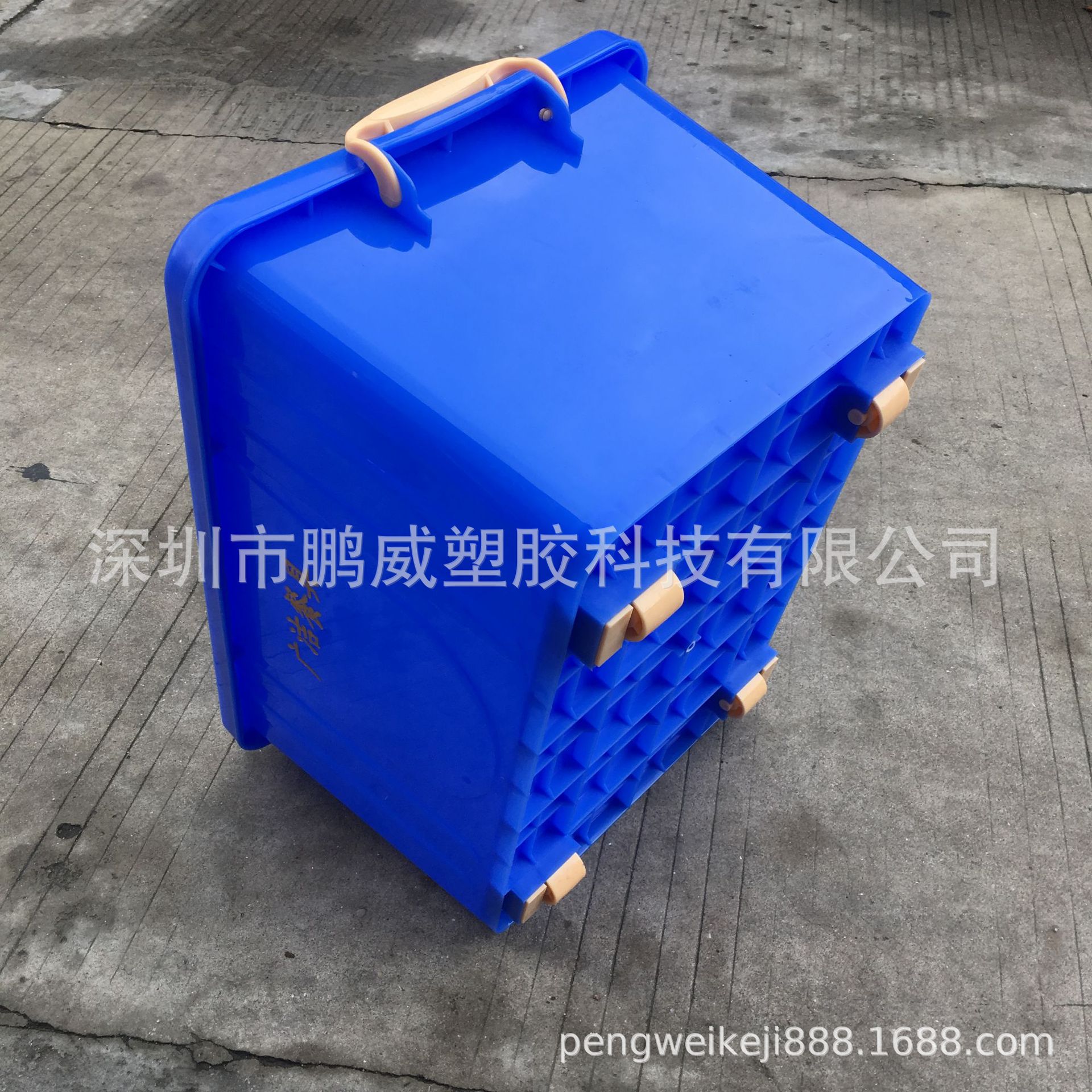 广东直销消毒周转箱带轮胶箱带盖 大号碗筷收纳箱 带轮38#收纳箱