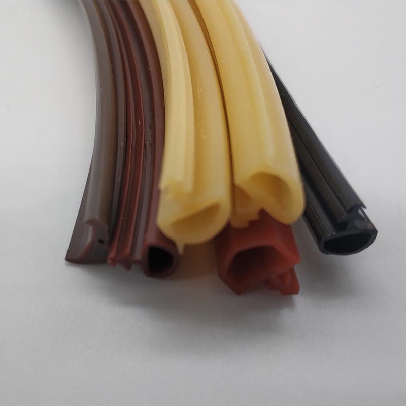 塑钢木门条 PVC塑钢门窗密封条 卡槽式隔音防撞密封条 河北百飞