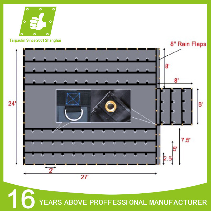 供应美国市场 蓬布 steel tarps lumber tarps