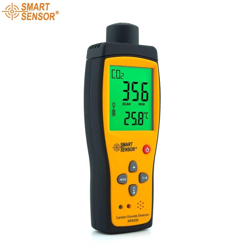 希玛AR8200二氧化碳测试仪CO2检测仪二氧化碳报警器充电锂电池