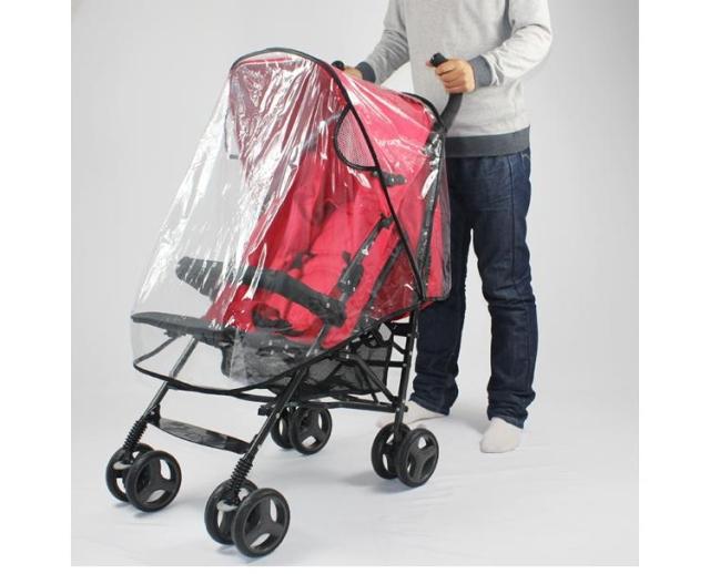 婴儿推车雨罩 伞车童车环保防风罩厂家批发