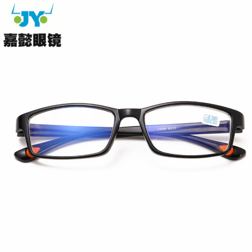 Durable, Unbreakable, and Drop-Resistant Student-Grade Finished Replacement Myopia Glasses with TR Frame and Coating
