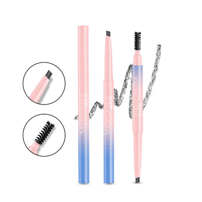 Manufactor Direct selling America can Double head Eyebrow pencil waterproof automatic rotate Eyebrow pencil Thrush Artifact Cosmetics Eyebrow pencil Pencil drawing