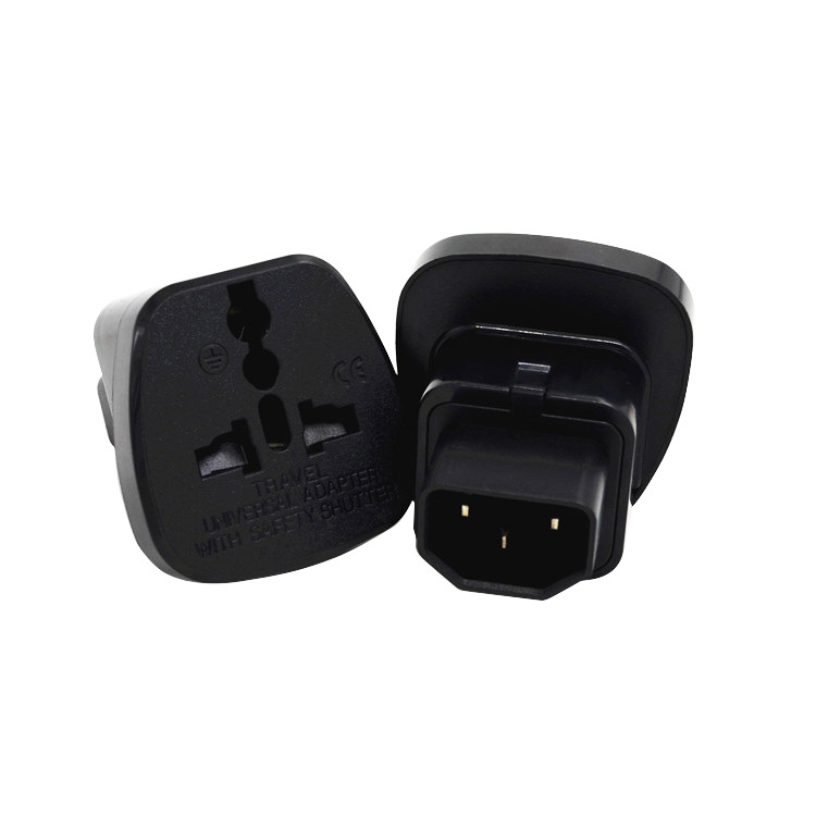 铜PDU/UPS服务器电源转换插头IEC-320 C14品字插转通用孔机箱机柜