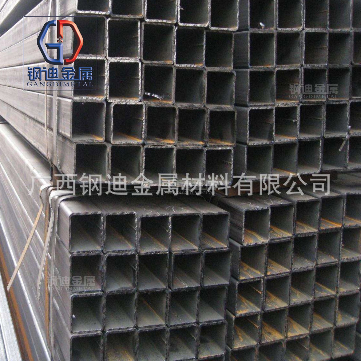厂家直销 南宁热轧黑方管 80*80方通 矩形家具管 簿壁 规格齐全