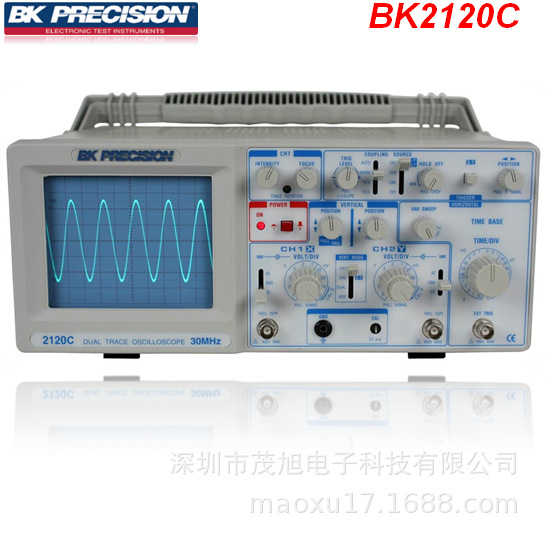 百科BK Precision 2120C/2121C/2125C/2160C 单双轨迹模拟示波器