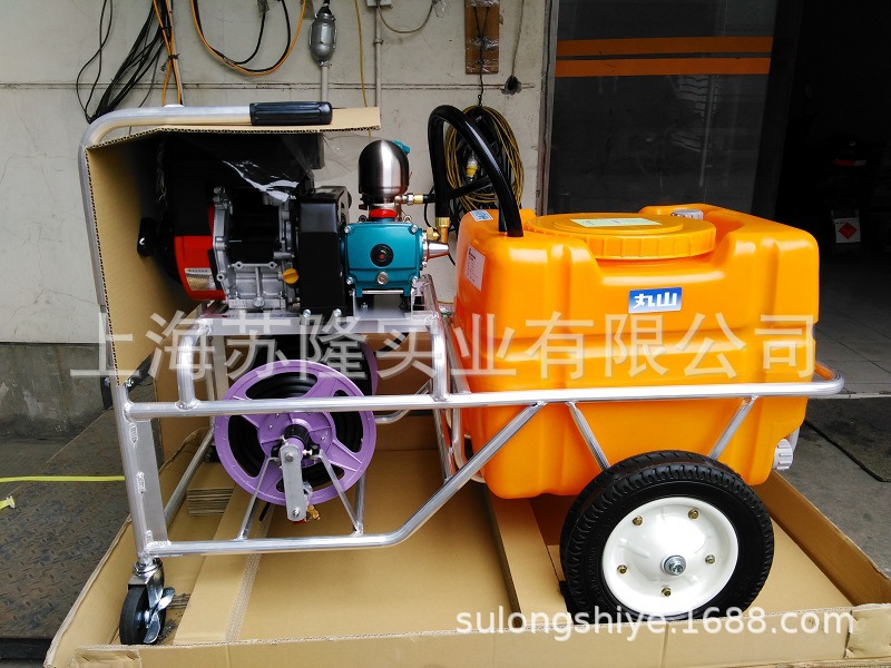 日本丸山100升车载式高压喷雾机MS315 推车式高压机动喷雾机MS313