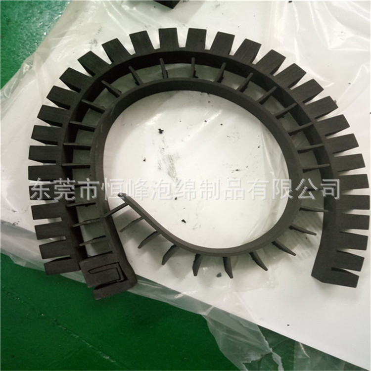 厂销热销线切泡沫加长卡槽条 泡棉海绵玻璃卡位条  彩色卡位垫子