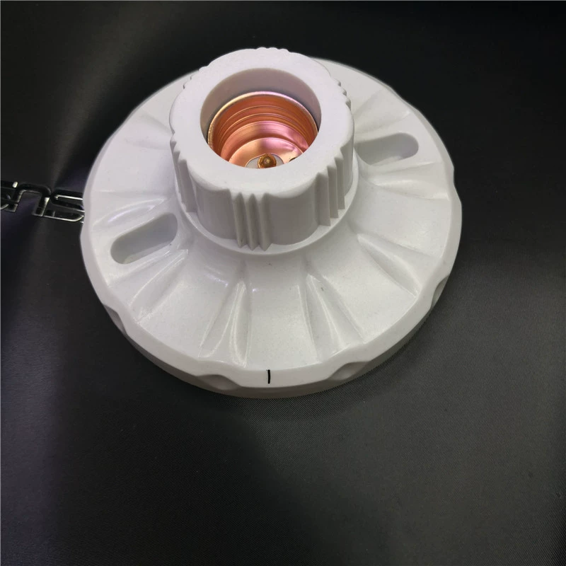 Винтовой патрон с плоским дном E27 открытый и скрытый патрон с медным покрытием, энергосберегающий цоколь лампы, патрон Lukou для светодиодной лампы
