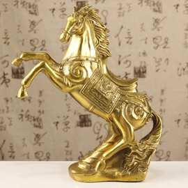 铜马摆件铜马到成功摆设风水家居装饰品铜工艺品