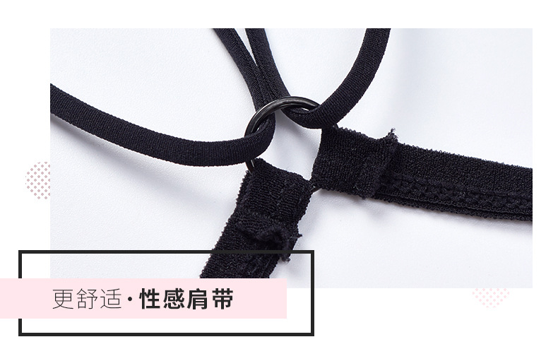 Factory direct sales: Sexy, breathable back, chest-hugging, no steel rings, comfortable base, yoga, running, sweat-absorbing sports underwear for women detail image 4