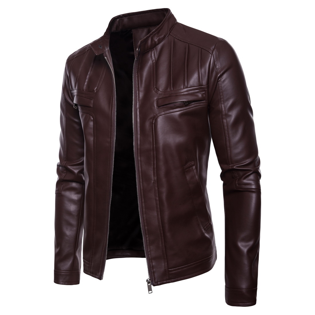 Veste en cuir homme - Ref 3443839 Image 2