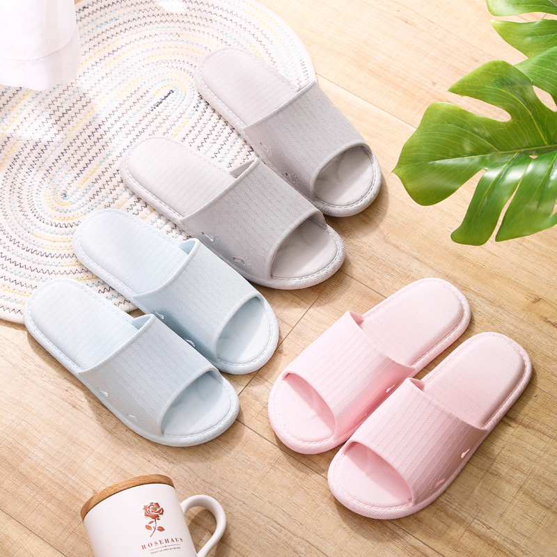 2020新款日系浴室拖鞋酒店拖鞋 pvc室内凉拖鞋男塑料家居批发拖鞋