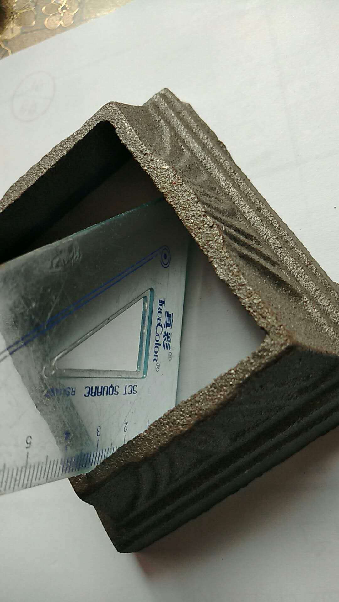 铸铁装饰盖 护栏配件40*60脚盖