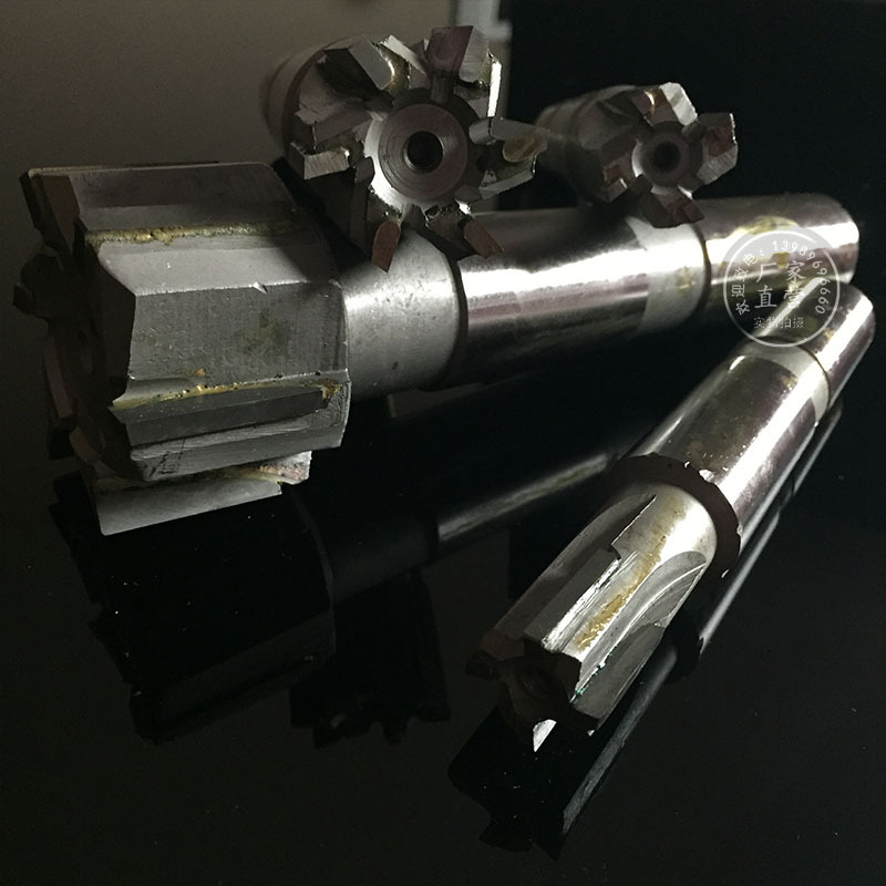 镶硬质合金锥柄立铣刀 焊接钨钢直齿 莫氏加长刃铣刀16 32 44
