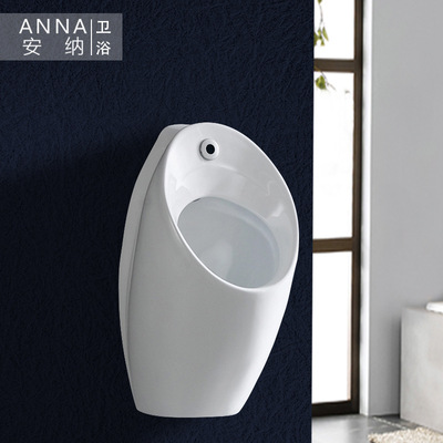 安纳厂家直销智能自动感应小便斗 男士挂墙壁挂式小便池 陶瓷尿斗