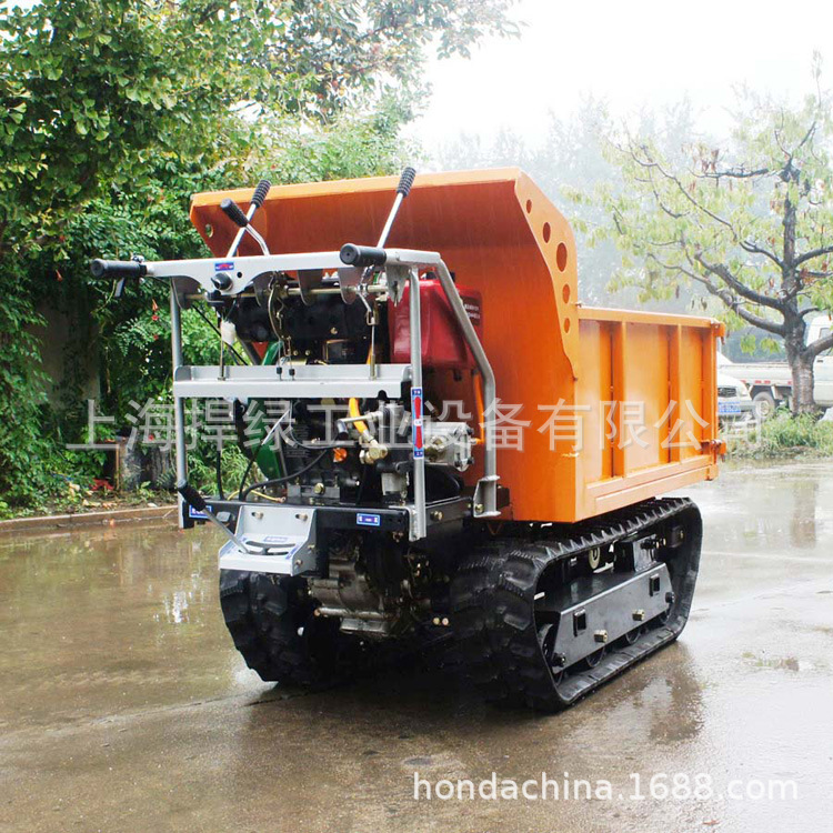 玛雅工程柴油液压升降自卸履带运输车1000KG 玛雅电启动运输车