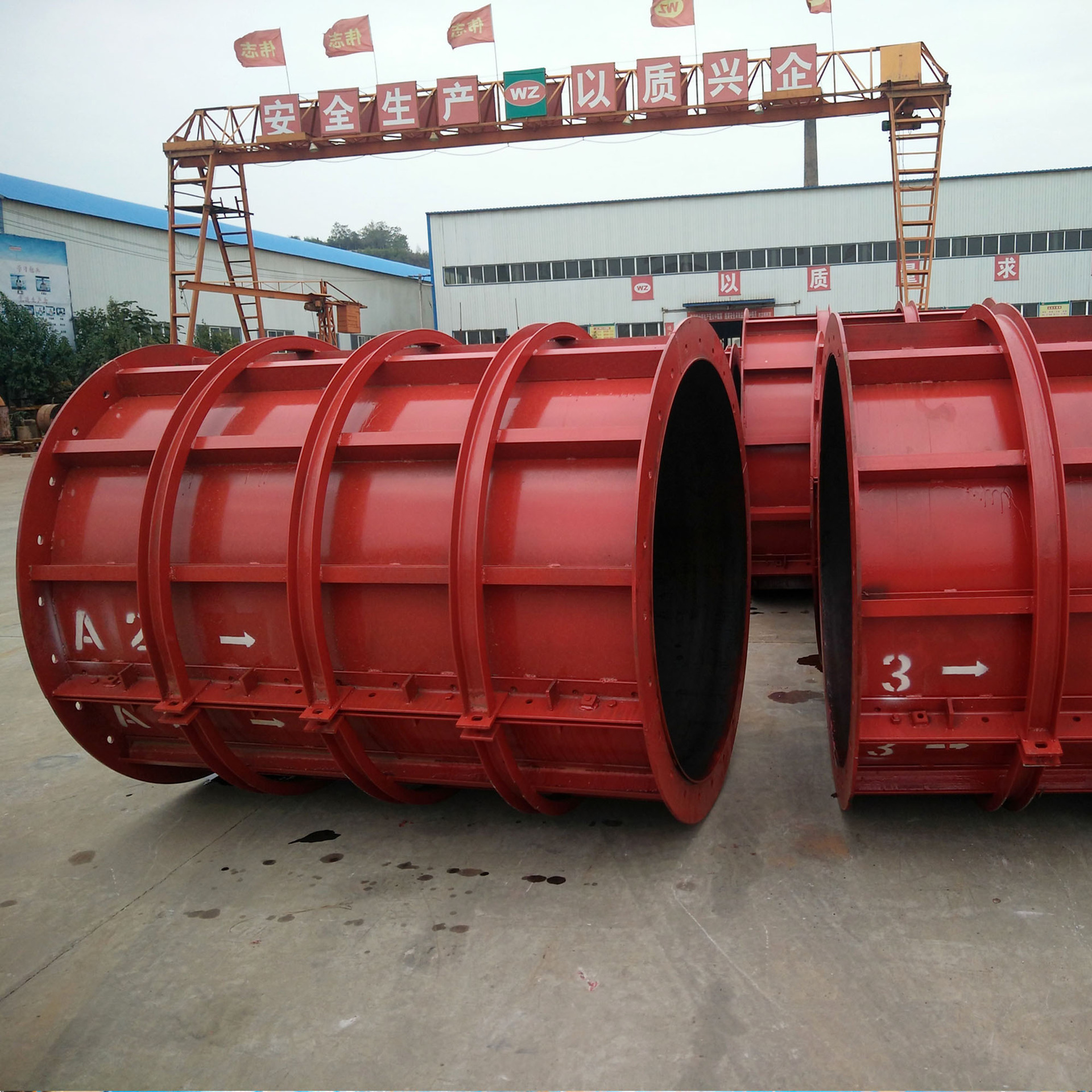 厂家现货建筑圆柱钢模板 组合定型弧形钢模板 不同形状尺寸钢模板