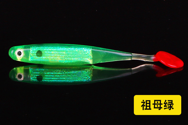 soft paddle tail fishing lures saoft baits minnow swimbaits bass trout Fresh Water Fishing Lure