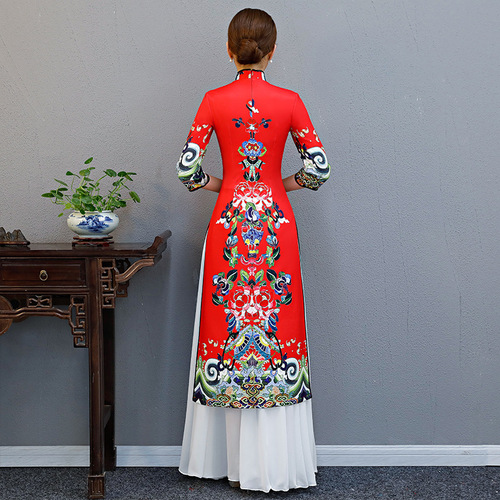 Chinese Dress Qipao for women cheongsam dress Guoyue cheongsam