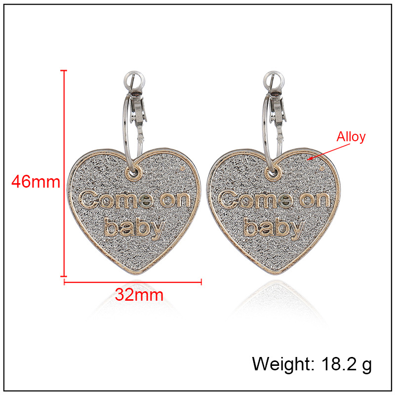 Crystal&CZ Fashion Geometric earring(White K silver) NHKQ1567-White K silver